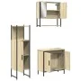 Sonoma oak plywood 3-piece bathroom furniture set by , Bathroom furniture - Ref: Foro24-3214701, Price: 181,50 €, Discount: %
