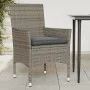Gartensessel mit Kissen 2 Stück graues synthetisches Rattan von , Gartenstühle - Ref: Foro24-368111, Preis: 125,88 €, Rabatt: %