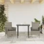 Gartensessel mit Kissen 2 Stück graues synthetisches Rattan von , Gartenstühle - Ref: Foro24-368111, Preis: 125,88 €, Rabatt: %