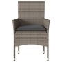 Gartensessel mit Kissen 2 Stück graues synthetisches Rattan von , Gartenstühle - Ref: Foro24-368111, Preis: 117,78 €, Rabatt: %