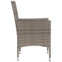 Gartensessel mit Kissen 2 Stück graues synthetisches Rattan von , Gartenstühle - Ref: Foro24-368111, Preis: 117,78 €, Rabatt: %