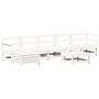 Gartenmöbel-Set 7-teilig aus massivem weißem Kiefernholz von , Gartensets - Ref: Foro24-3250617, Preis: 435,45 €, Rabatt: %