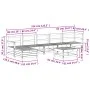 Gartenmöbel-Set 7-teilig aus massivem weißem Kiefernholz von , Gartensets - Ref: Foro24-3250617, Preis: 429,79 €, Rabatt: %