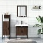 Bathroom furniture set 3 pieces brown oak plywood by , Bathroom furniture - Ref: Foro24-3214348, Price: 138,74 €, Discount: %