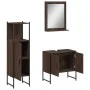 Bathroom furniture set 3 pieces brown oak plywood by , Bathroom furniture - Ref: Foro24-3214348, Price: 138,74 €, Discount: %