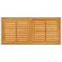 Garden table beige PE rattan wooden surface 115x54x74 cm by , Garden tables - Ref: Foro24-365078, Price: 87,27 €, Discount: %
