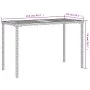 Garden table beige PE rattan wooden surface 115x54x74 cm by , Garden tables - Ref: Foro24-365078, Price: 87,27 €, Discount: %