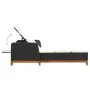 Sun lounger in synthetic rattan and solid black acacia wood by vidaXL, Loungers - Ref: Foro24-46012, Price: 177,92 €, Discoun...