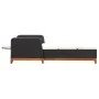 Sun lounger in synthetic rattan and solid black acacia wood by vidaXL, Loungers - Ref: Foro24-46012, Price: 177,92 €, Discoun...