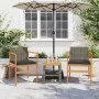 Garden chairs and cushions 2 pcs gray PE rattan and solid wood by , Garden chairs - Ref: Foro24-368712, Price: 141,24 €, Disc...