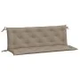 Garden bench cushions 2 pcs taupe Oxford fabric 150x50x7 cm by , Cushions for chairs and sofas - Ref: Foro24-361705, Price: 4...