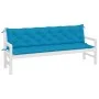Gartenbankauflagen 2 Stück hellblau 200x50x7 cm von , Kissen für Stühle und Sofas - Ref: Foro24-361739, Preis: 57,11 €, Rabat...