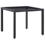 Juego de comedor de jardín 5 piezas ratán sintético negro de vidaXL, Conjuntos de jardín - Ref: Foro24-45978, Precio: 383,64 ...