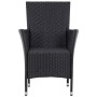 Juego de comedor de jardín 5 piezas ratán sintético negro de vidaXL, Conjuntos de jardín - Ref: Foro24-45978, Precio: 383,64 ...