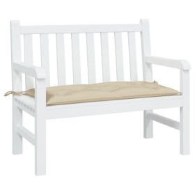 Cojín de banco de jardín tela Oxford beige 100x50x7 cm de , Cojines para sillas y sofás - Ref: Foro24-361567, Precio: 26,72 €...
