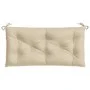 Cojín de banco de jardín tela Oxford beige 100x50x7 cm de , Cojines para sillas y sofás - Ref: Foro24-361567, Precio: 24,26 €...