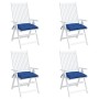Gartenpalettenkissen 4 Stück blauer Oxford-Stoff 50x50x7 cm von , Kissen für Stühle und Sofas - Ref: Foro24-361538, Preis: 37...