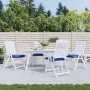 Garden pallet cushions 4 pcs blue Oxford fabric 50x50x7 cm by , Cushions for chairs and sofas - Ref: Foro24-361538, Price: 34...
