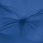 Cojines de palets de jardín 4 uds tela Oxford azul 50x50x7 cm