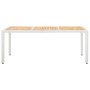 Garden dining set 9 pieces white synthetic rattan by vidaXL, Garden sets - Ref: Foro24-45980, Price: 586,06 €, Discount: %