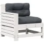 Set muebles jardín 4 pzas con cojines madera maciza pino blanco de , Conjuntos de jardín - Ref: Foro24-3250773, Precio: 401,5...