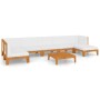 Set of 8 pieces of garden furniture and cushions made of solid acacia wood. by vidaXL, Garden sets - Ref: Foro24-3058150, Pri...