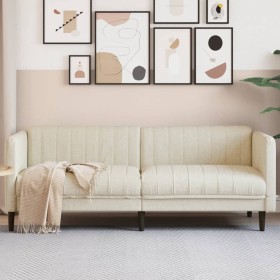 3-Sitzer-Sofa aus Leinen von , Sofas - Ref: Foro24-372620, Preis: 333,02 €, Rabatt: %