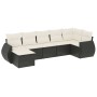 7-teiliges Garten-Essset und schwarze Kissen aus synthetischem Rattan von , Gartensets - Ref: Foro24-3254013, Preis: 438,38 €...