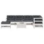 Gartenmöbel-Set mit Kissen, 8-teilig, massives weißes Kiefernholz von , Gartensets - Ref: Foro24-3250601, Preis: 714,61 €, Ra...