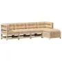 Juego de muebles de jardín 5 pzas y cojines madera maciza pino de , Conjuntos de jardín - Ref: Foro24-3250840, Precio: 500,37...