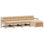 5-piece garden furniture set with solid pine wood cushions by , Garden sets - Ref: Foro24-3250856, Price: 392,90 €, Discount: %