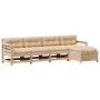 5-piece garden furniture set with solid pine wood cushions by , Garden sets - Ref: Foro24-3250856, Price: 404,44 €, Discount: %