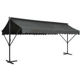 Anthrazitgraue freistehende Markise 500x300 cm von vidaXL, Sonnenschirme - Ref: Foro24-145887, Preis: 325,18 €, Rabatt: %