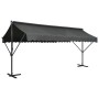 Toldo de pie independiente gris antracita 500x300 cm de vidaXL, Sombrillas - Ref: Foro24-145887, Precio: 486,84 €, Descuento: %