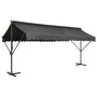Toldo de pie independiente gris antracita 500x300 cm de vidaXL, Sombrillas - Ref: Foro24-145887, Precio: 413,09 €, Descuento: %