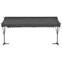 Toldo de pie independiente gris antracita 500x300 cm de vidaXL, Sombrillas - Ref: Foro24-145887, Precio: 413,09 €, Descuento: %