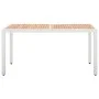 Garden dining set 7 pieces white synthetic rattan by vidaXL, Garden sets - Ref: Foro24-45981, Price: 421,31 €, Discount: %