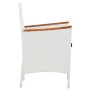 Garden dining set 7 pieces white synthetic rattan by vidaXL, Garden sets - Ref: Foro24-45981, Price: 426,89 €, Discount: %