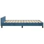 Dark blue velvet bed frame with headboard 120x190 cm by , Beds and slatted bases - Ref: Foro24-3270570, Price: 173,86 €, Disc...