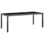 9-teiliges Garten-Esszimmerset aus synthetischem Rattangrau von vidaXL, Gartensets - Ref: Foro24-45992, Preis: 722,50 €, Raba...
