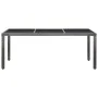 Conjunto de comedor de jardín 9 piezas ratán sintético gris de vidaXL, Conjuntos de jardín - Ref: Foro24-45992, Precio: 722,5...
