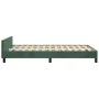 Dark green velvet bed frame with headboard 120x190 cm by , Beds and slatted bases - Ref: Foro24-3270587, Price: 163,88 €, Dis...