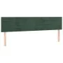 Dark green velvet bed frame with headboard 120x190 cm by , Beds and slatted bases - Ref: Foro24-3270587, Price: 163,88 €, Dis...