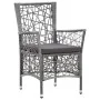 9-piece synthetic rattan garden dining set in gray color. by vidaXL, Garden sets - Ref: Foro24-45992, Price: 722,50 €, Discou...