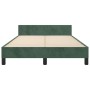 Dunkelgrüner Samtbettrahmen mit Kopfteil 120x190 cm von , Betten und Lattenroste - Ref: Foro24-3270593, Preis: 176,61 €, Raba...