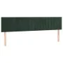 Dark green velvet bed frame with headboard 120x190 cm by , Beds and slatted bases - Ref: Foro24-3270593, Price: 170,67 €, Dis...