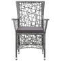 9-teiliges Garten-Esszimmerset aus synthetischem Rattangrau von vidaXL, Gartensets - Ref: Foro24-45992, Preis: 731,57 €, Raba...
