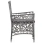 9-piece synthetic rattan garden dining set in gray color. by vidaXL, Garden sets - Ref: Foro24-45992, Price: 722,50 €, Discou...