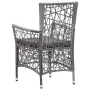 9-piece synthetic rattan garden dining set in gray color. by vidaXL, Garden sets - Ref: Foro24-45992, Price: 722,50 €, Discou...