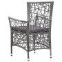 9-teiliges Garten-Esszimmerset aus synthetischem Rattangrau von vidaXL, Gartensets - Ref: Foro24-45992, Preis: 731,57 €, Raba...